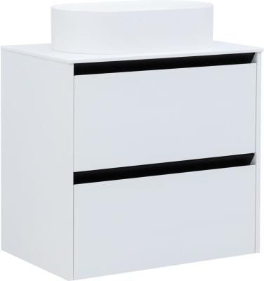 Тумба под раковину Allen Brau Activity 70 1.34003.WM белый матовый/черный браш