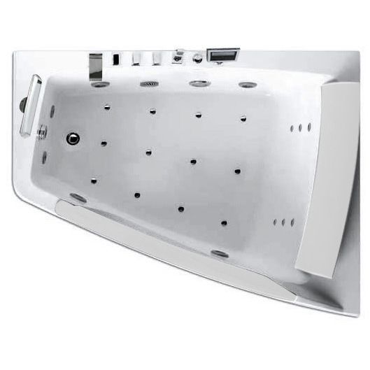 Акриловая ванна Gemy G9056 O R с гидромассажем