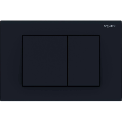 Кнопка смыва Aquatek PNS-0000005 для инсталляции, черный матовый