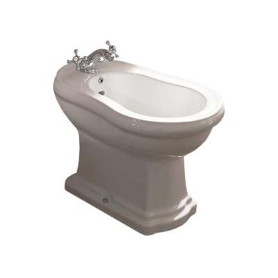 Биде напольное Kerasan Retro 102001*1 с 1 отверстием под смеситель, белый