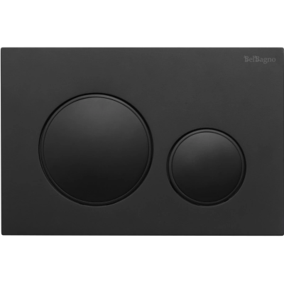 Кнопка смыва BelBagno BB-17C-NERO.M для инсталляции, черный матовый