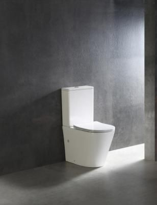 Унитаз напольный Ceramalux TR2178 TORNADO, белый глянец