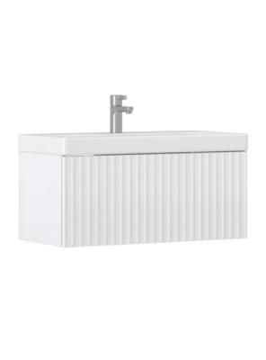 Тумба подвесная Velvex Compo 80.1Y, белый (tp.COM.9696.80.1Y белый глянец)