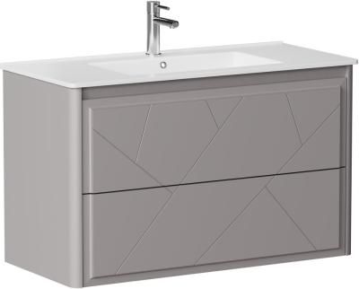 Тумба под раковину Allen Brau Paris 100 1.360002.PGM платина матовый