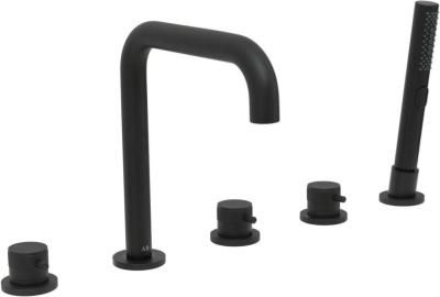 Смеситель на борт ванны Allen Brau Priority 5.FD31EQ00BJ7-AN31KK (с внутренней частью) черный матовый