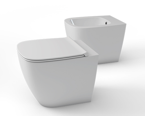 Чаша для приставного унитаза  Globo Genesis GN001.BI белый