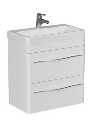 Тумба подвесная Velvex Jill 60, белый матовый (tp.JIL.9595.60.2Y белый матовый)