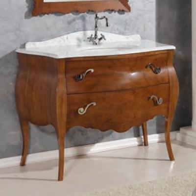 Тумба с раковиной Tiffany World Barocco 7241 ant bassanese/сr 116 состаренный орех