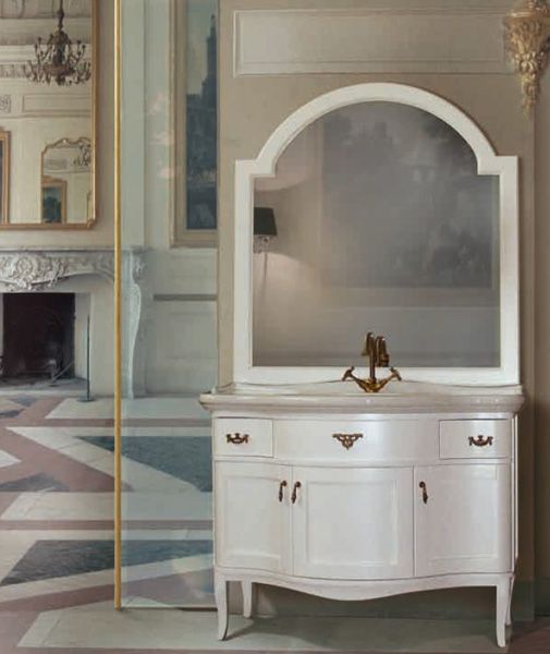 Зеркало Tiffany World 322bi puro белый матовый