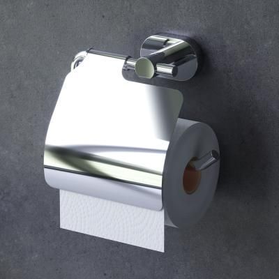 Держатель туалетной бумаги Am.Pm Sense L A74341400 с крышкой хром