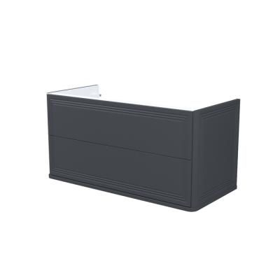 Тумба подвесная, 100 см, темно-серый, Oxford Neo, IDDIS, OXN10D0i95 подходит умыв. 0101000i28