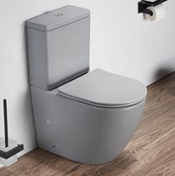 Унитаз напольный Ceramalux 2166 ХМH, светло-серый матовый