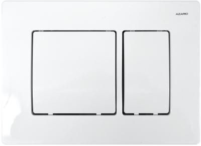 Кнопка смыва Azario 24.8х3.5х16.6 , пластик, цвет Белый (AZ-8200-0032)