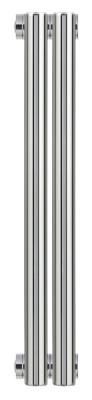 Дизайн-радиатор Сунержа Эстет 500х97 хром (2 секции) водяной