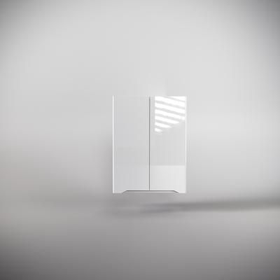 Подвесной шкаф  "Марелла мини 600" Люкс антискрейтч белый глянец, PLUS Style Line СС-00002422