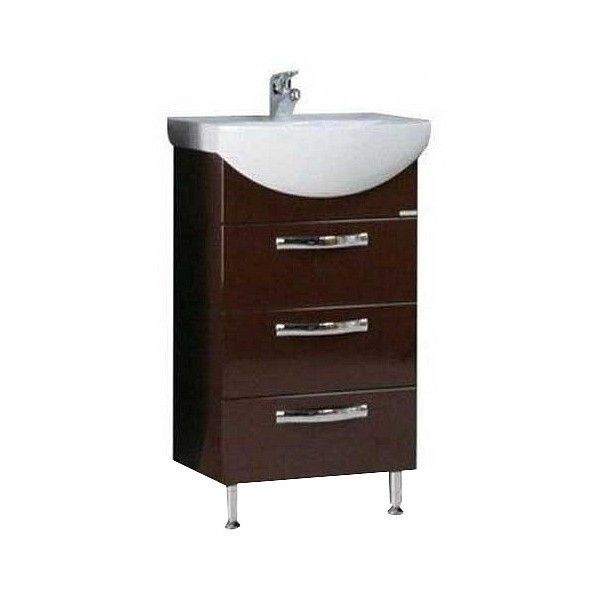 Мебель для ванной Aquaton Ария Н 1A140201AA430 50 темно-коричневый