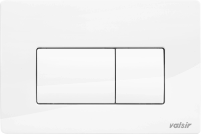 Кнопка смыва Valsir P1 VS0871301 для инсталляции, белый глянец