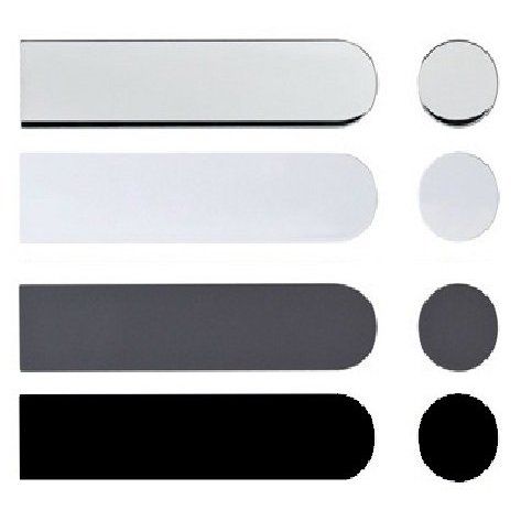 Комплект клавиш смыва Oli iPlate 018158 чёрный, антрацит, белый, хром матовый, хром глянцевый