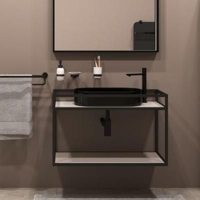 Консоль под раковину Allen Brau Liberty 90 1.33003.BB черный браш