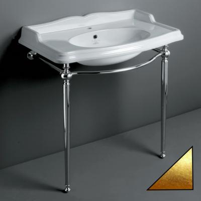 Консоль напольная Simas Arcade ARCG1oro  для раковины золото