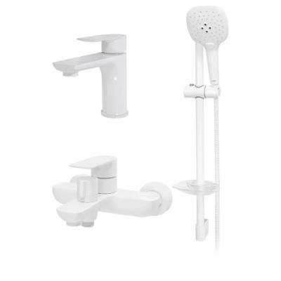 Набор для ванны 3 в 1 Hansberge H7099WW, белый
