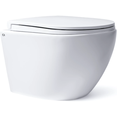 Унитаз подвесной Charus Estella EWC700-121WТ безободковый, торнадо, с сиденьем микролифт, белый