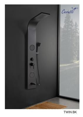 Панель TWIN BK душевая Ceruttispa CT9984
