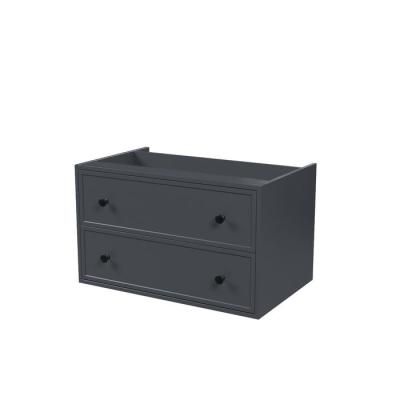 Тумба подвесная, под столешницу, 80 см, темно-серый, Torr, IDDIS, TORDR8TG0DWHBiOS95KL