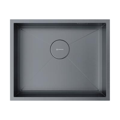 Кухонная мойка Omoikiri Kasen 54-16 INT GM нерж.сталь/вороненая сталь 4997061