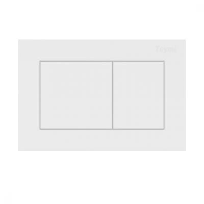 Клавиша смыва Teymi Aina, двойной смыв, белый матовый T70020WM