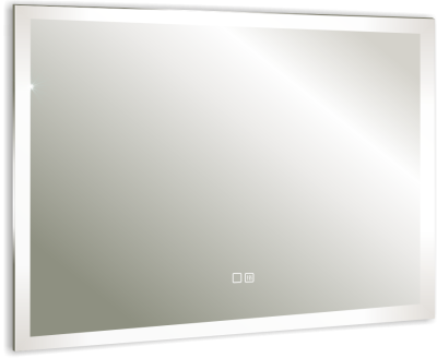 Зеркало с подсветкой и подогревом AQUAme AQM9104 800х600