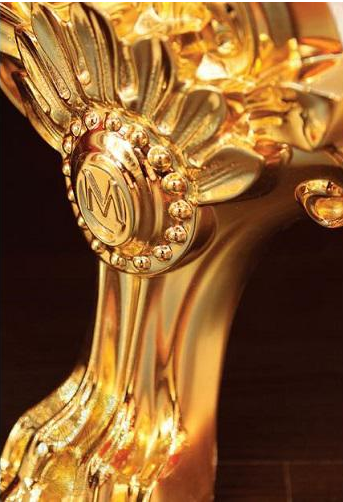 Ванна акриловая Migliori Bella ML.BLL-40.402.DO 170х80 золото, на лапах "MIGLIORE"