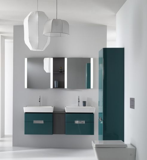 Тумба для комплекта Jacob Delafon Reve EB1134-442 60 см, 2 ящика, серый антрацит