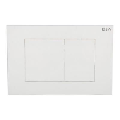 Клавиша смыва B&W WPI-09531 серия E, цвет: Glossy Ivory (244х162х11)