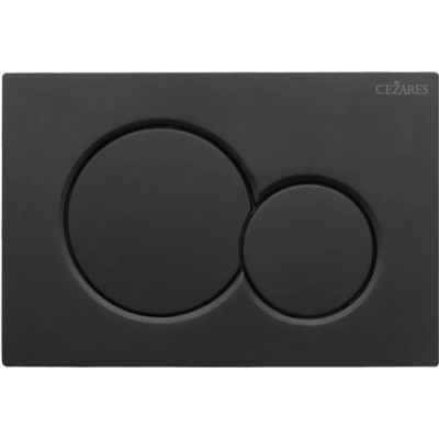 Кнопка смыва Cezares Stylus STYLUS-BTN-NOP для инсталляции, черный матовый