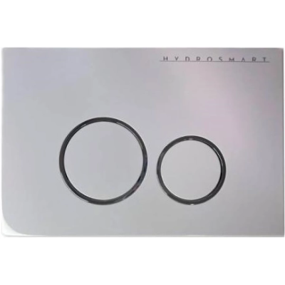 Кнопка смыва Nofer Hydrosmart 07812.W для инсталляции, белый глянец/хром/белый глянец
