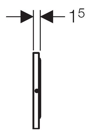 Кнопка смыва Geberit Sigma 10 115.758.KJ.1 белый/хром