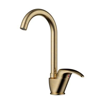 Смеситель для кухни Omoikiri Umi-AB 4994262, античная латунь