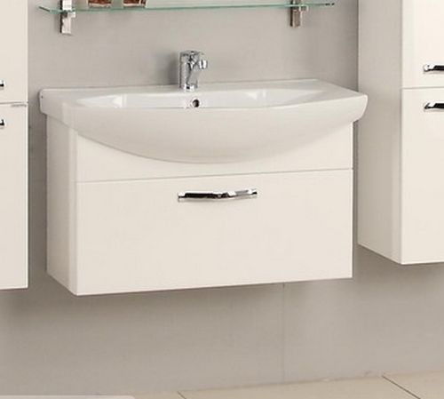 Тумба с раковиной Aquaton Ария 1A141701AA010 80 белый