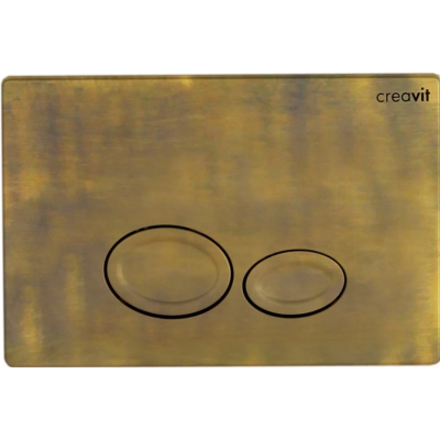 Кнопка смыва Creavit Drop GP200700 для инсталляции, бронза