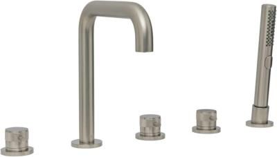 Смеситель на борт ванны Allen Brau Priority 5.AL31FU00QC7-KNBNDC (с внутренней частью) никель браш