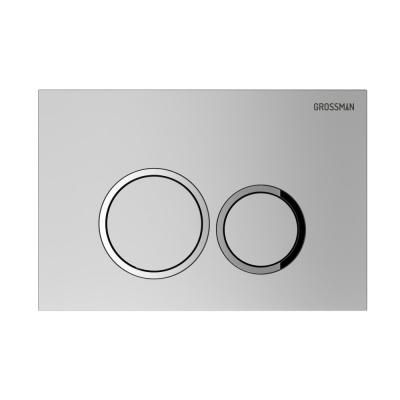 Кнопка смыва Grossman Galaxy 700.K31.01.110.110 хром матовый