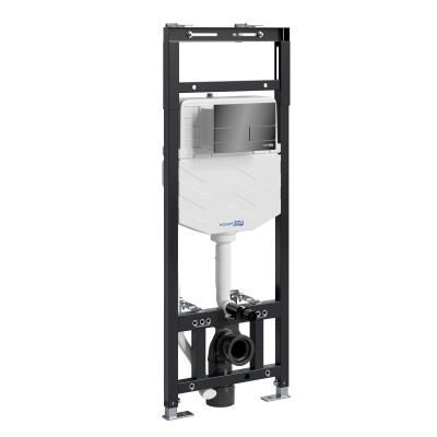 Система инсталляции для унитазов WasserKRAFT Alme 15TLT.010.ME.PB04 белый, черный глянец