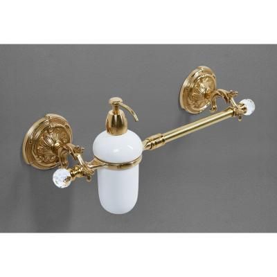 Полотенцедержатель Art&Max Barocco Crystal AM-2057D-Br-C бронза