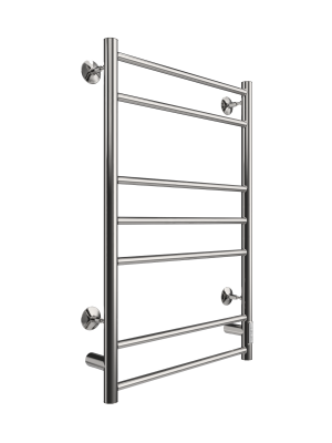 Полотенцесушитель электрический Двин L neo 80/50  (1"-1/2" К диммер полированный) (4656759179151)