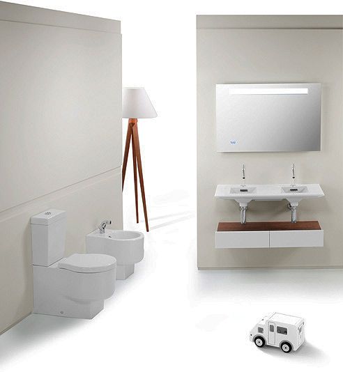 Зеркало Jacob Delafon Formilia EB1160-NF (EB1041-NF) 80 см, часы