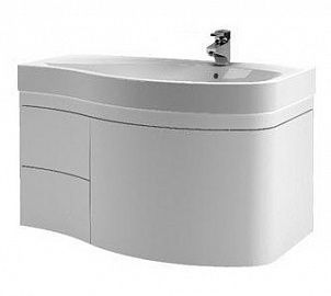 Тумба под раковину Aquanet Сопрано 1-95 00169661 R, ящик, белая