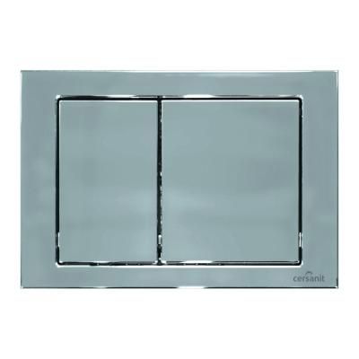 Кнопка смыва Cersanit Cube BU-CB/Cg хром глянцевый