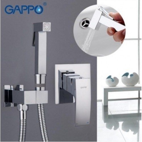 Гигиенический душ скрытого монтажа GAPPO G7207 хром