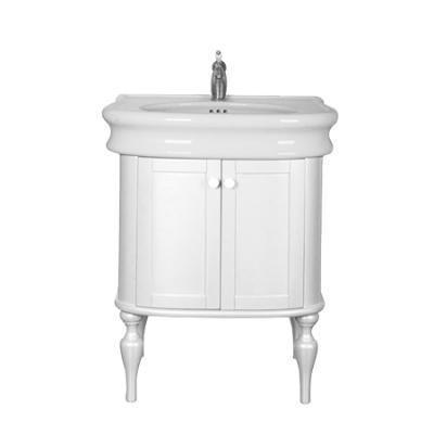 Тумба с раковиной Tiffany World Palermo 70 белая матовая